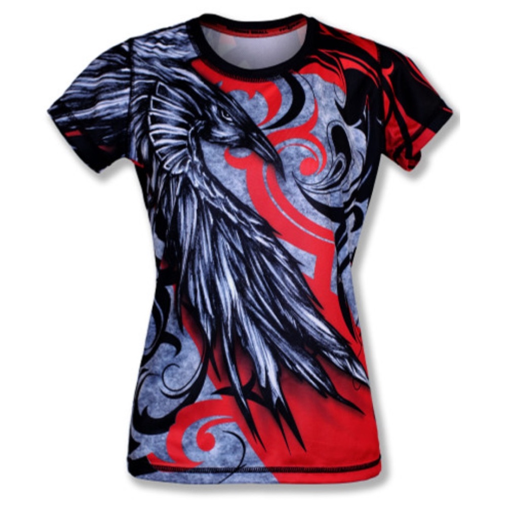 INKnBURN raven tech shirt NWT Rare